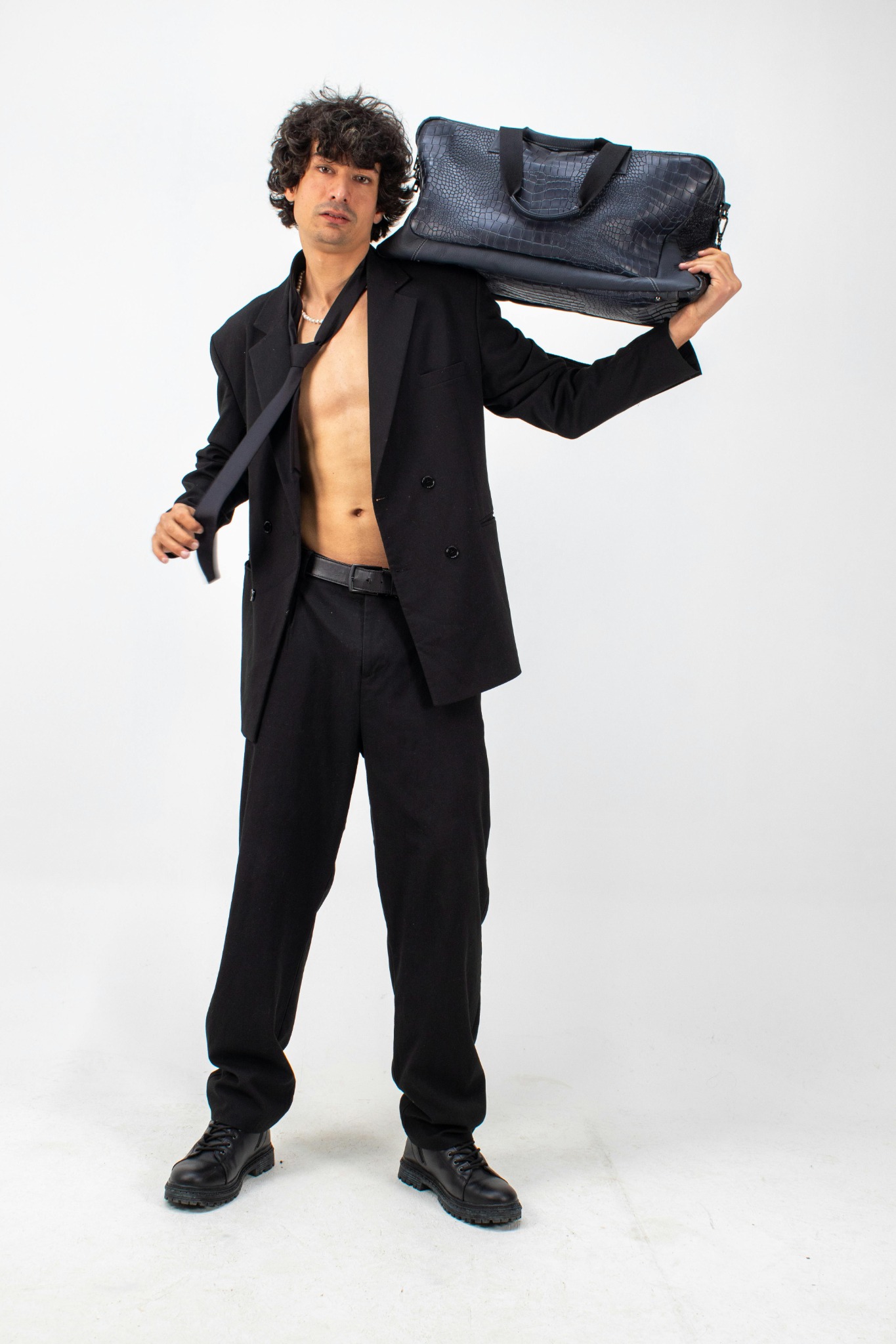 Mens navy suit